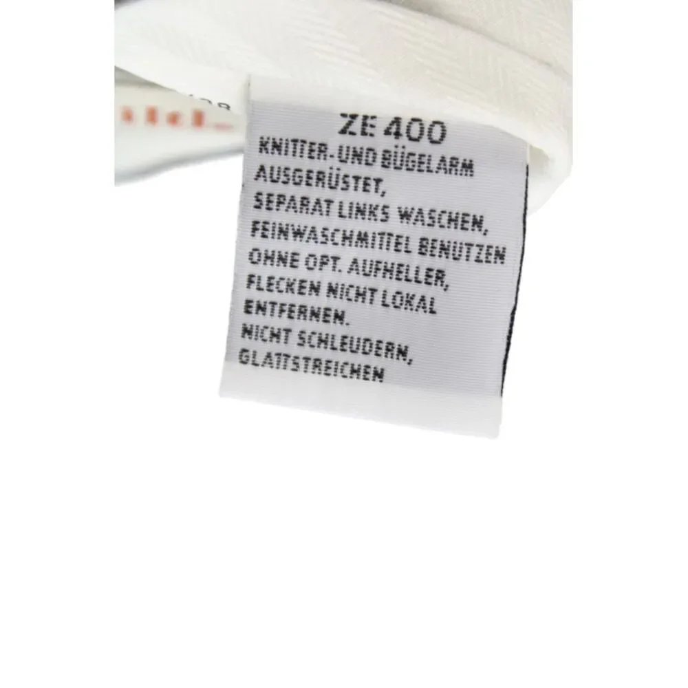 Hiltl Mens Dress Pants Beige Herringbone 58% Cotton Size 36